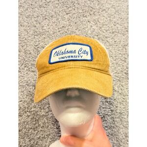 Legacy Hat Mens OS Tan Oklahoma City University Trucker Corduroy Snapback Mesh